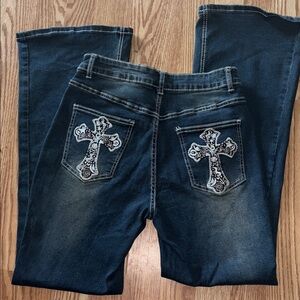 ROMWE Classic Blue Denim Pants